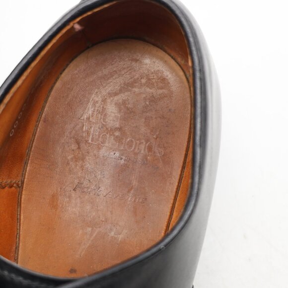 Allen Edmonds Park Avenue Men's 9.5 E Cap Toe Oxford Dress Black Leather USA - Picture 15 of 15